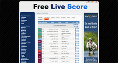 Desktop Screenshot of freelivescore.net