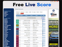 Tablet Screenshot of freelivescore.net